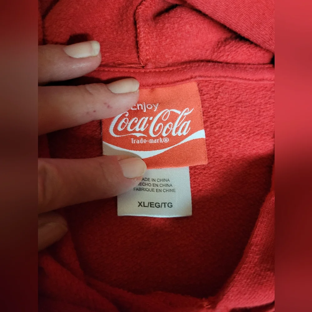 Coca Cola women size XL cropped coca red white logo - Picture 3 of 4